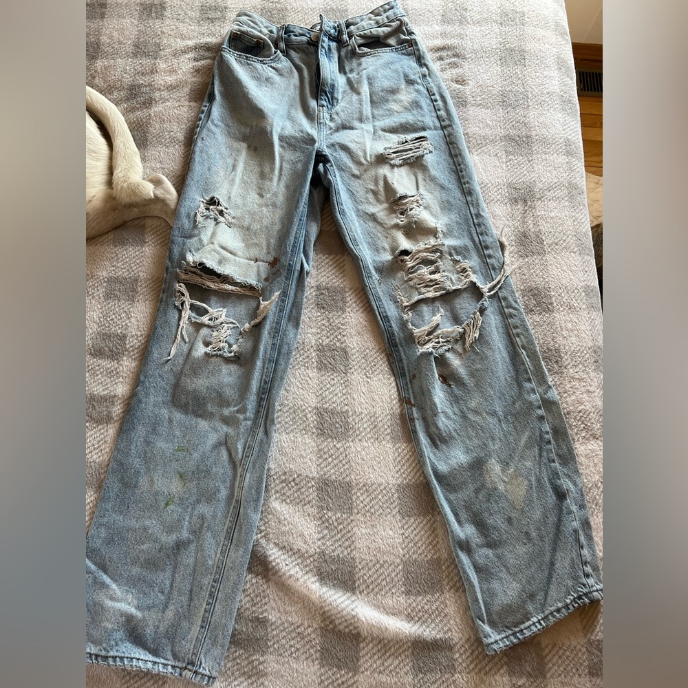 Pacsun super distressed jeans